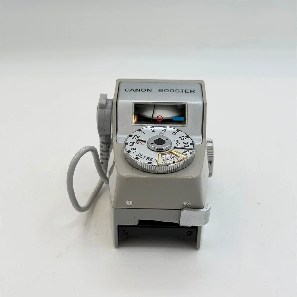Vintage Canon Booster Light Meter for Pellix FT QL Cameras with Leather Case
